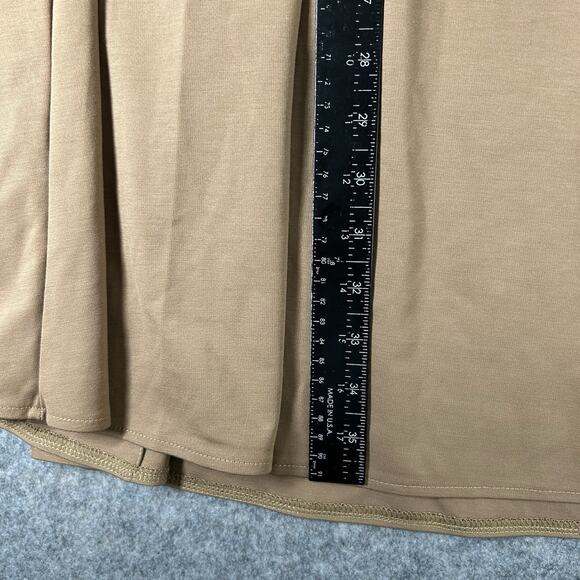 OGL Maxi Skirt Women’s 2XL Bamboo Belted Fit And Flare Brown Capsule Office - Picture 5 of 10